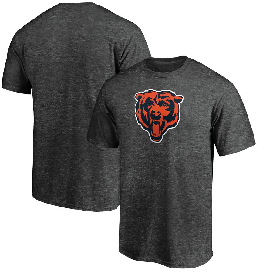 Chicago Bears Fanatics Branded Primary Logo Team T-Shirt - Heathered Charcoal
