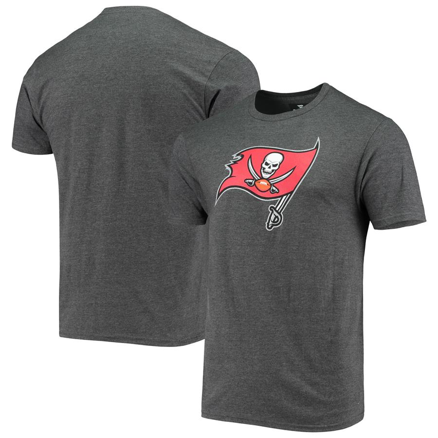 Tampa Bay Buccaneers Fanatics Branded Primary Logo Team T-Shirt - Heathered Charcoal