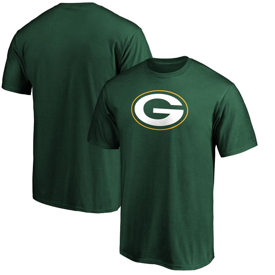 Green Bay Packers Fanatics Branded Primary Logo T-Shirt - Green