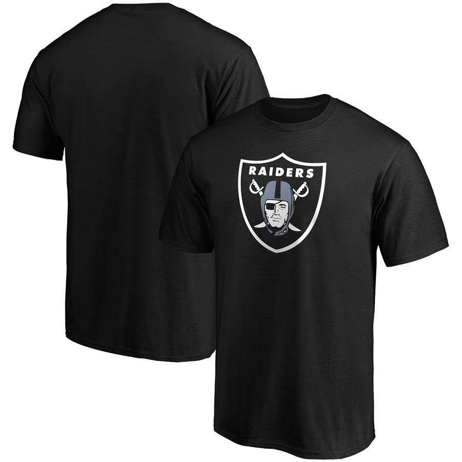 Las Vegas Raiders Fanatics Branded Primary Logo Team T-Shirt - Black