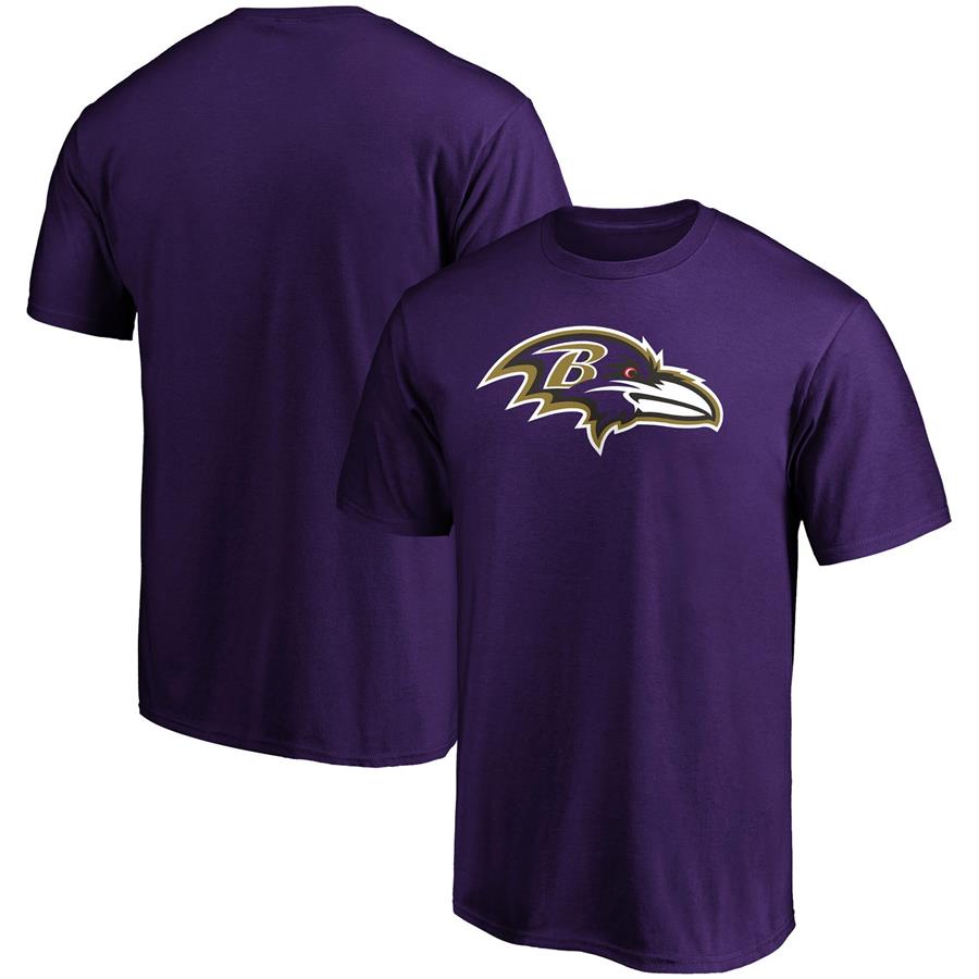 Baltimore Ravens Fanatics Branded Primary Logo Team T-Shirt - Purple