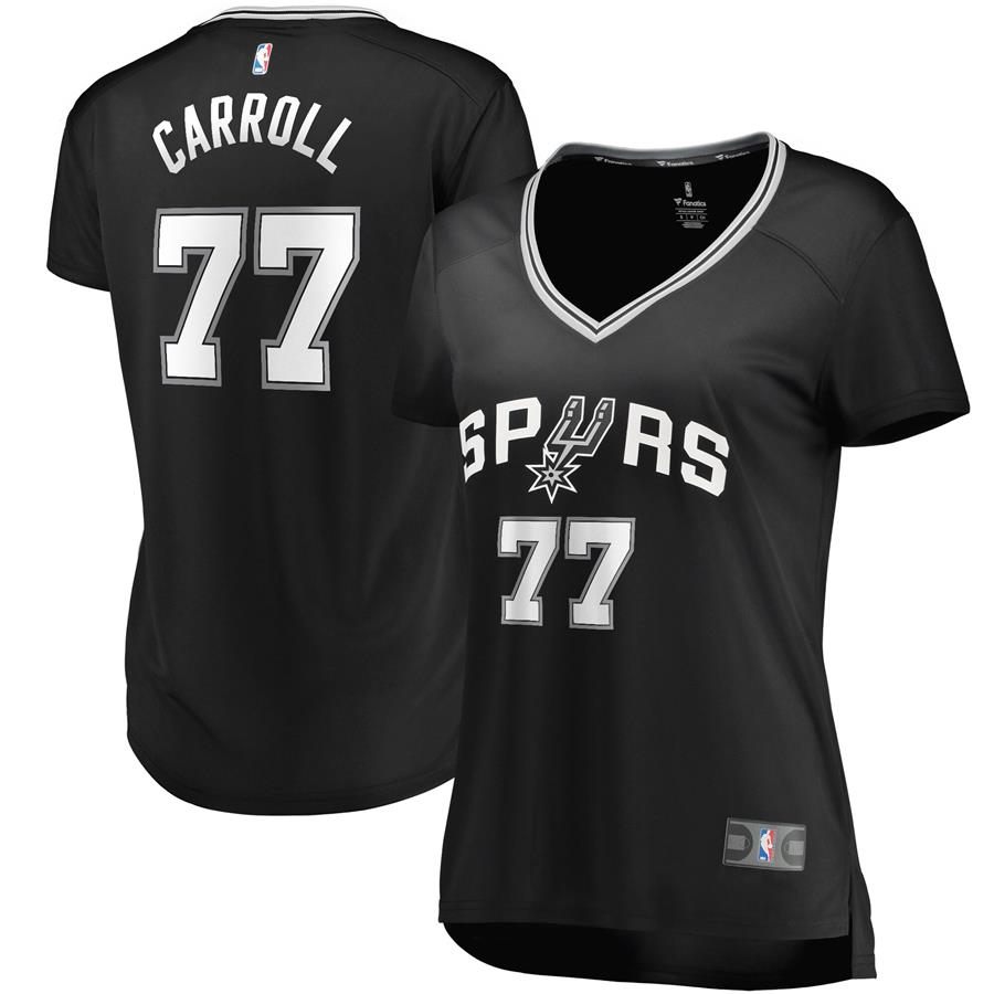 DeMarre Carroll San Antonio Spurs Fanatics Branded Women's Fast Break Replica Player Jersey - Icon Edition - Black