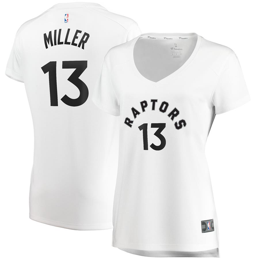 Malcolm Miller Toronto Raptors Fanatics Branded Women's Fast Break Replica Player Jersey - Association Edition - White