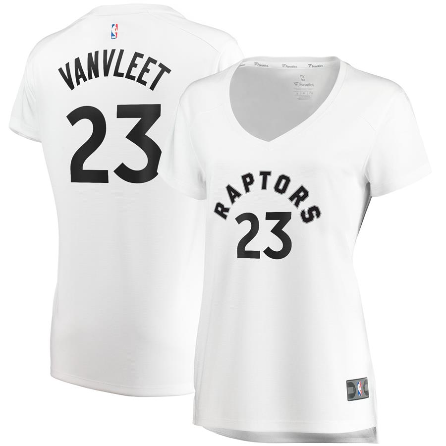 Fred VanVleet Toronto Raptors Fanatics Branded Women's Fast Break Replica Player Jersey - Association Edition - White
