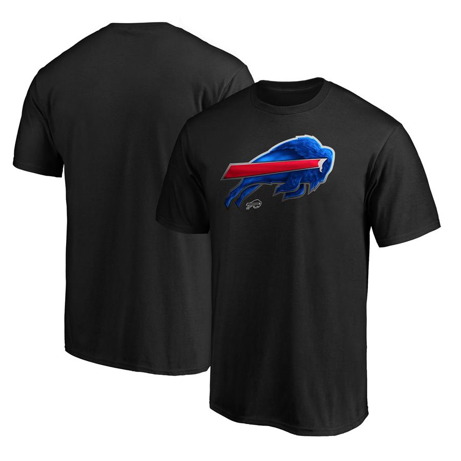 Buffalo Bills Fanatics Branded Midnight Mascot Team Logo T-Shirt - Black