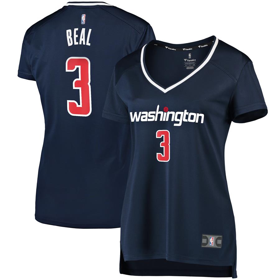 Bradley Beal Washington Wizards Fanatics Branded Women's Fast Break Player Jersey - Statement Edition - Navy