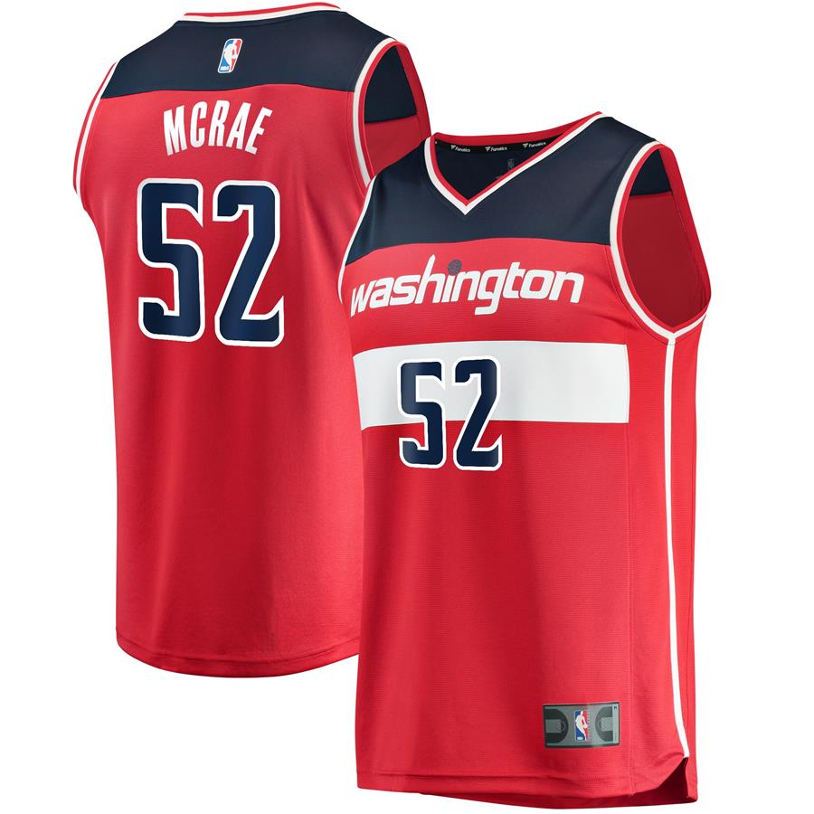 Jordan McRae Washington Wizards Fanatics Branded Fast Break Player Jersey - Icon Edition - Red