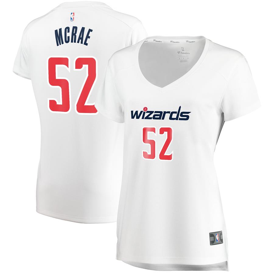Jordan McRae Washington Wizards Fanatics Branded Women's Fast Break Player Jersey - Association Edition - White