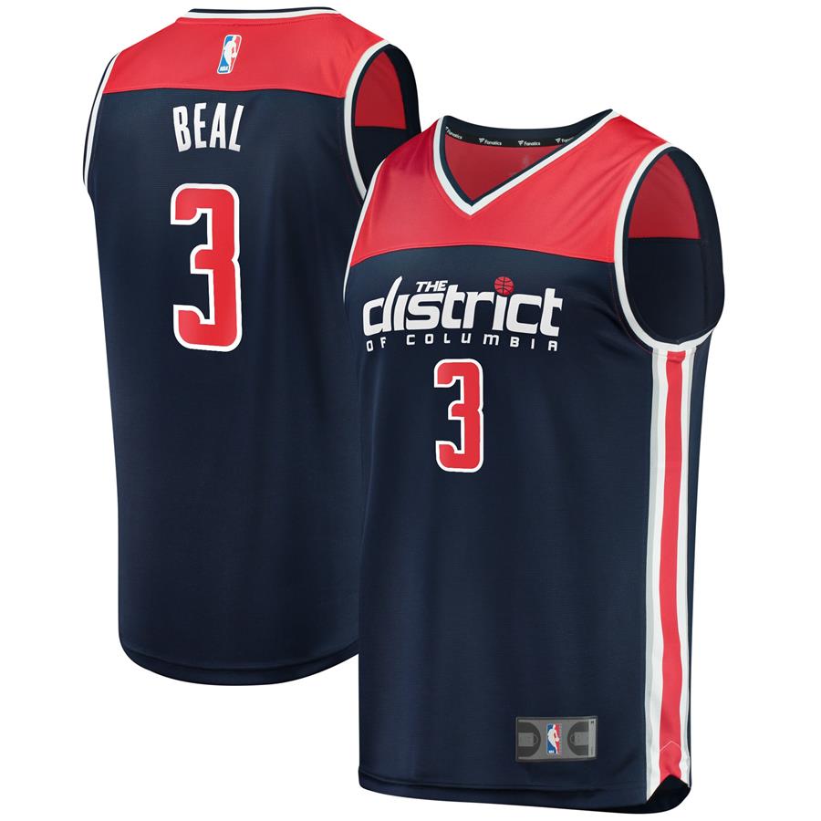 Bradley Beal Washington Wizards Fanatics Branded Fast Break Player Jersey - Statement Edition - Navy