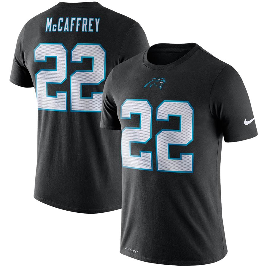 Christian McCaffrey Carolina Panthers Nike Player Pride 3.0 Name & Number Performance T-Shirt - Black