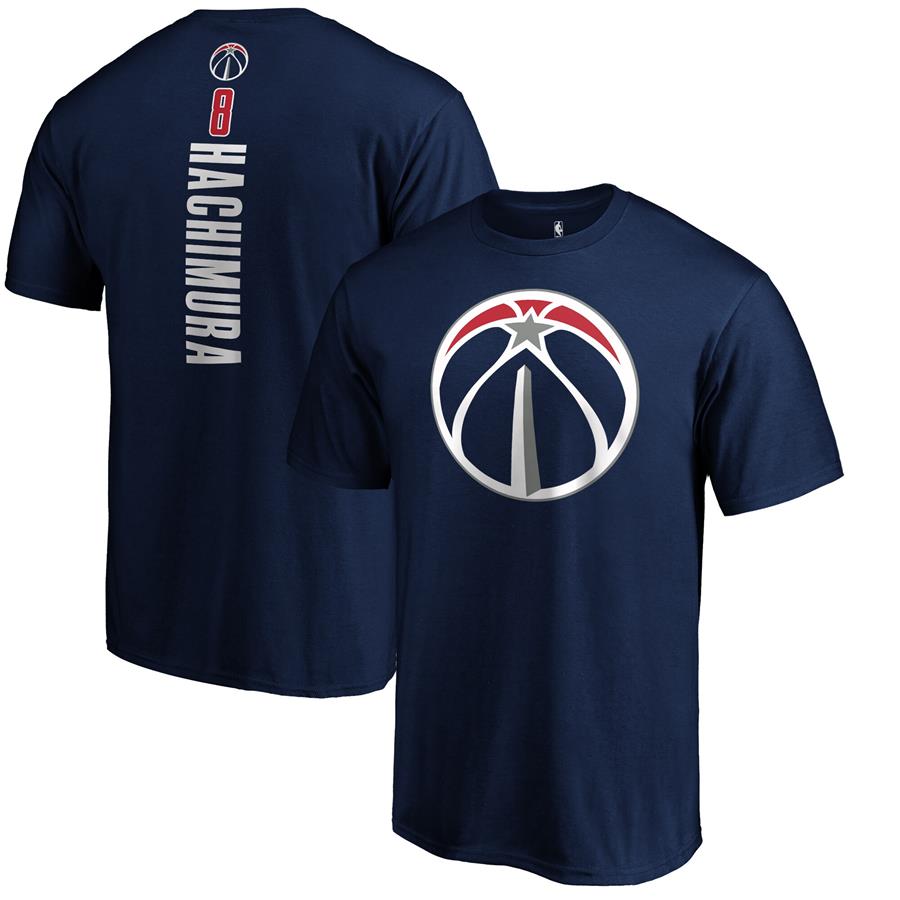Rui Hachimura Washington Wizards Fanatics Branded Playmaker Name & Number T-Shirt - Navy