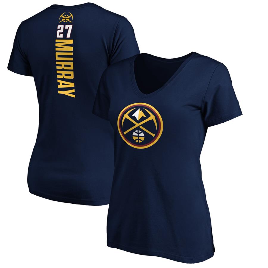 Jamal Murray Denver Nuggets Fanatics Branded Women's Playmaker Name & Number T-Shirt - Navy
