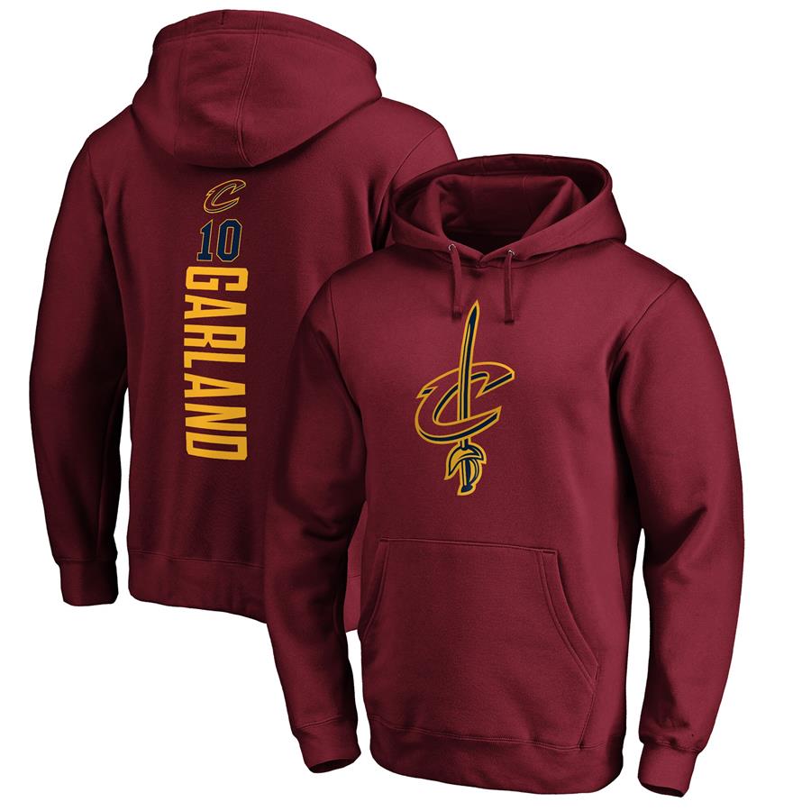 Darius Garland Cleveland Cavaliers Fanatics Branded Playmaker Name & Number Pullover Hoodie - Wine