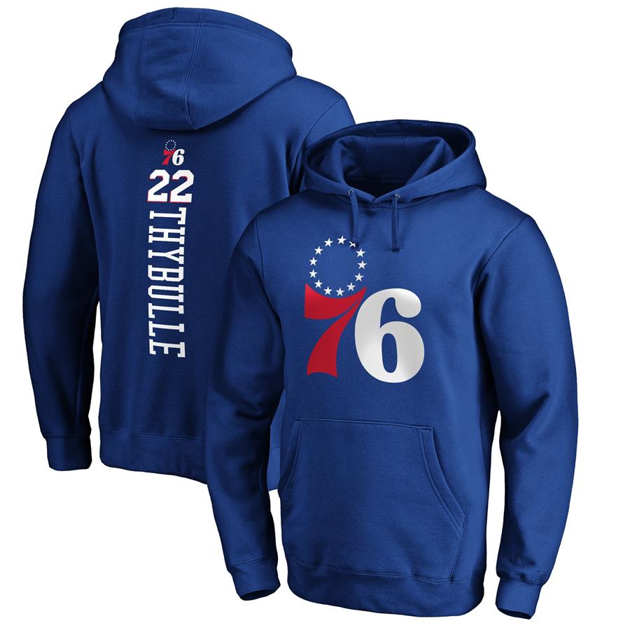 Matisse Thybulle Philadelphia 76ers Fanatics Branded Playmaker Name & Number Pullover Hoodie - Royal
