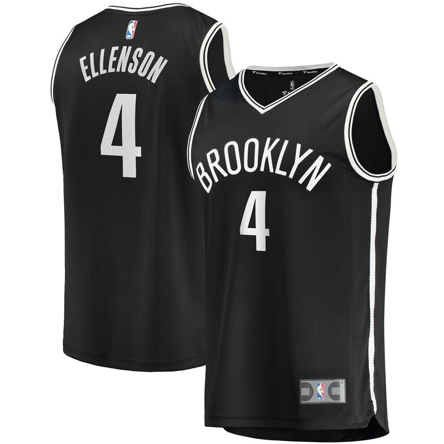 Henry Ellenson Brooklyn Nets Fanatics Branded Fast Break Player Jersey - Icon Edition - Black