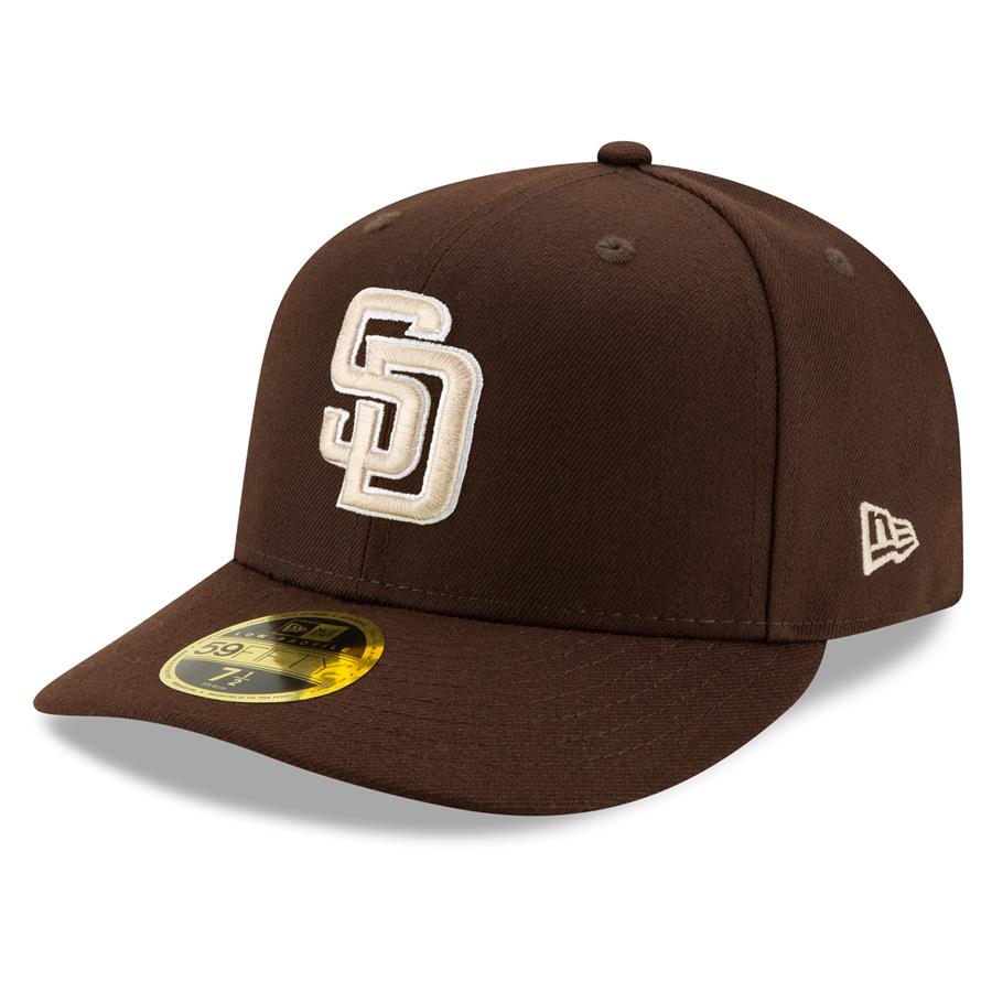 San Diego Padres New Era Alternate 2020 Authentic Collection On-Field Low Profile 59FIFTY Fitted Hat - Brown