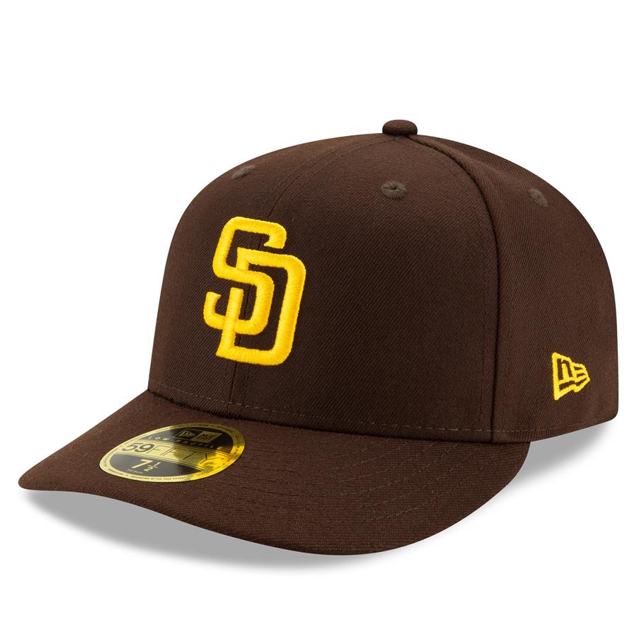 San Diego Padres New Era Authentic Collection On-Field Low Profile 59FIFTY Fitted Hat - Brown