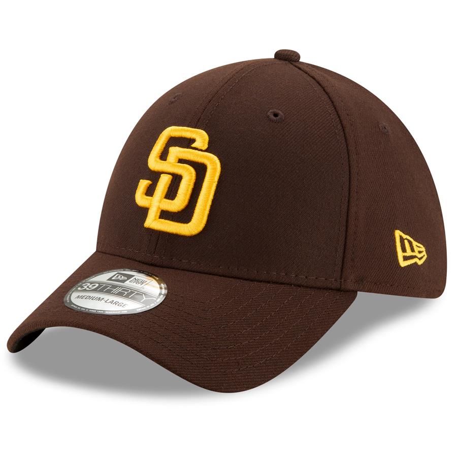 San Diego Padres New Era Team Classic 39THIRTY Flex Hat - Brown