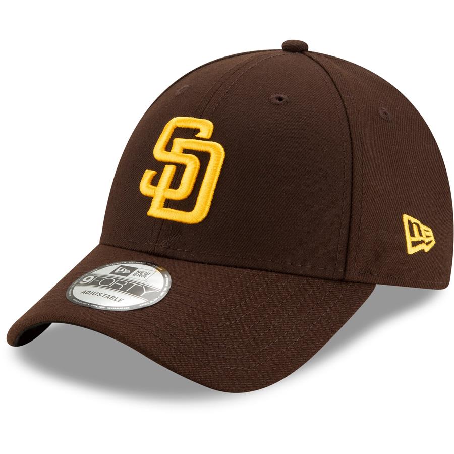 San Diego Padres New Era The League 9FORTY Adjustable Hat - Brown