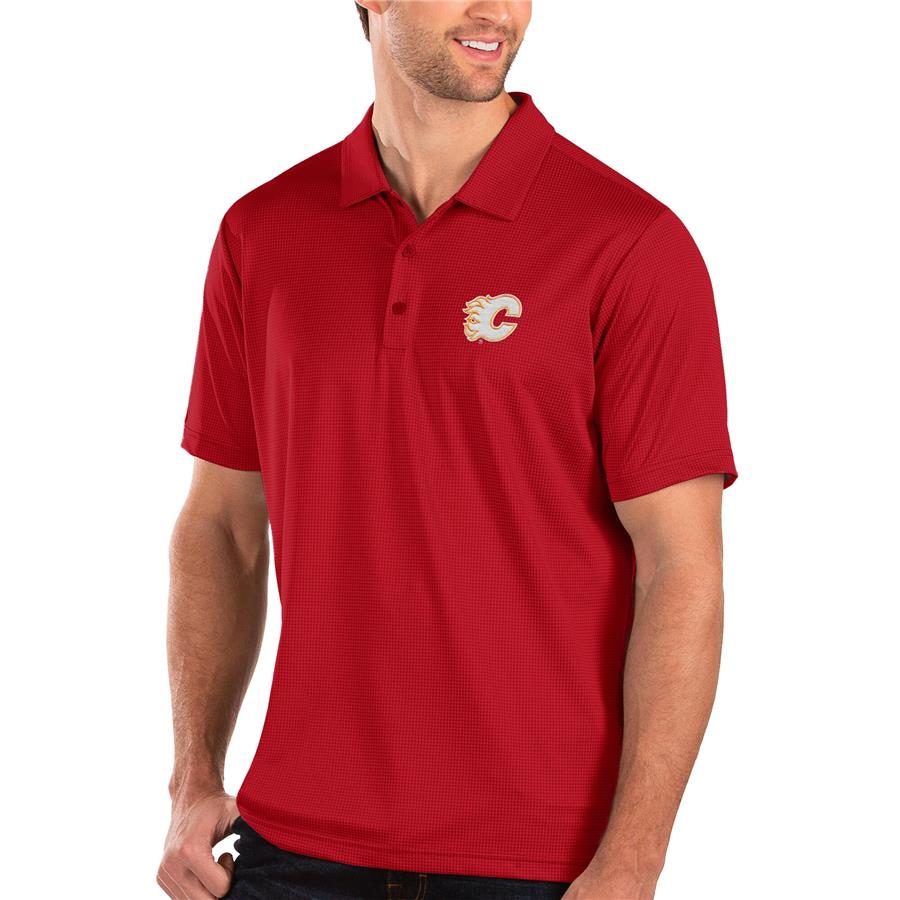 Calgary Flames Antigua Balance Polo - Red