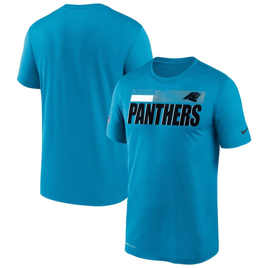 Carolina Panthers Nike Sideline Impact Legend Performance T-Shirt - Blue