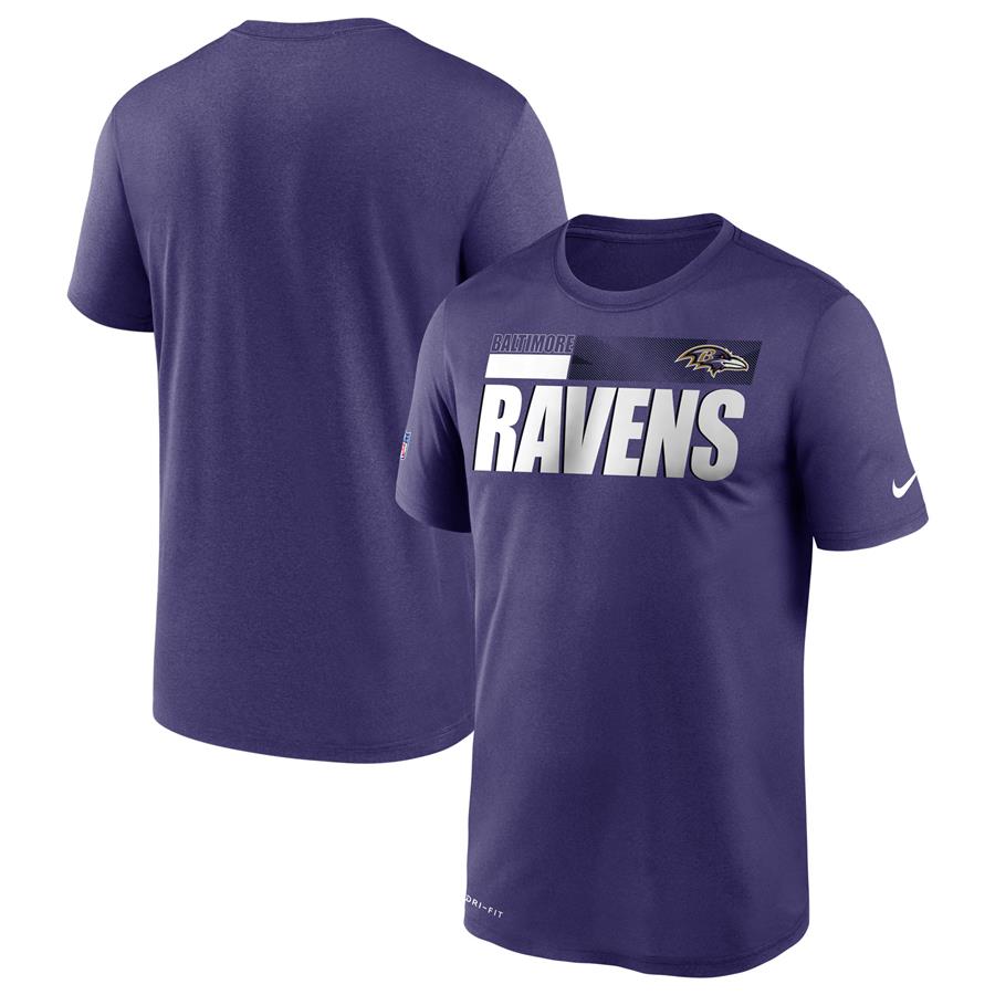Baltimore Ravens Nike Sideline Impact Legend Performance T-Shirt - Purple