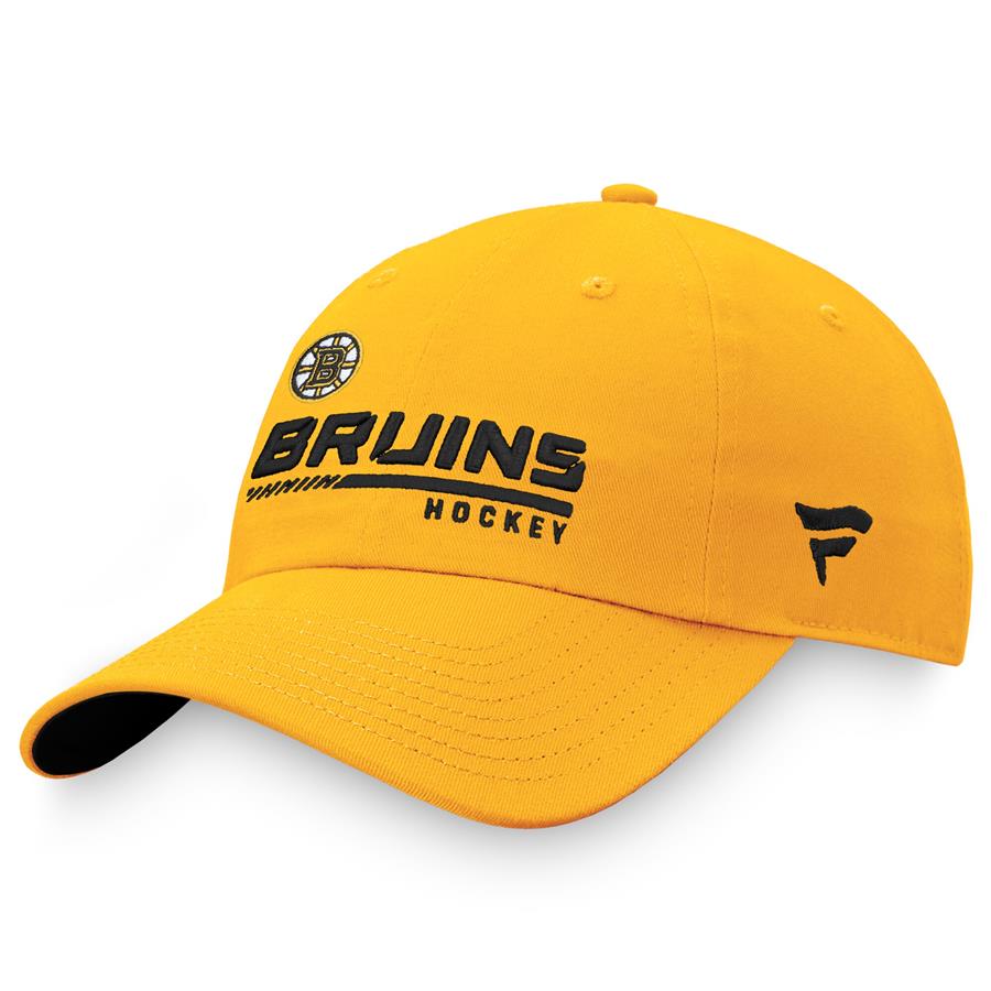 Boston Bruins Fanatics Branded Authentic Pro Locker Room Adjustable Hat - Gold
