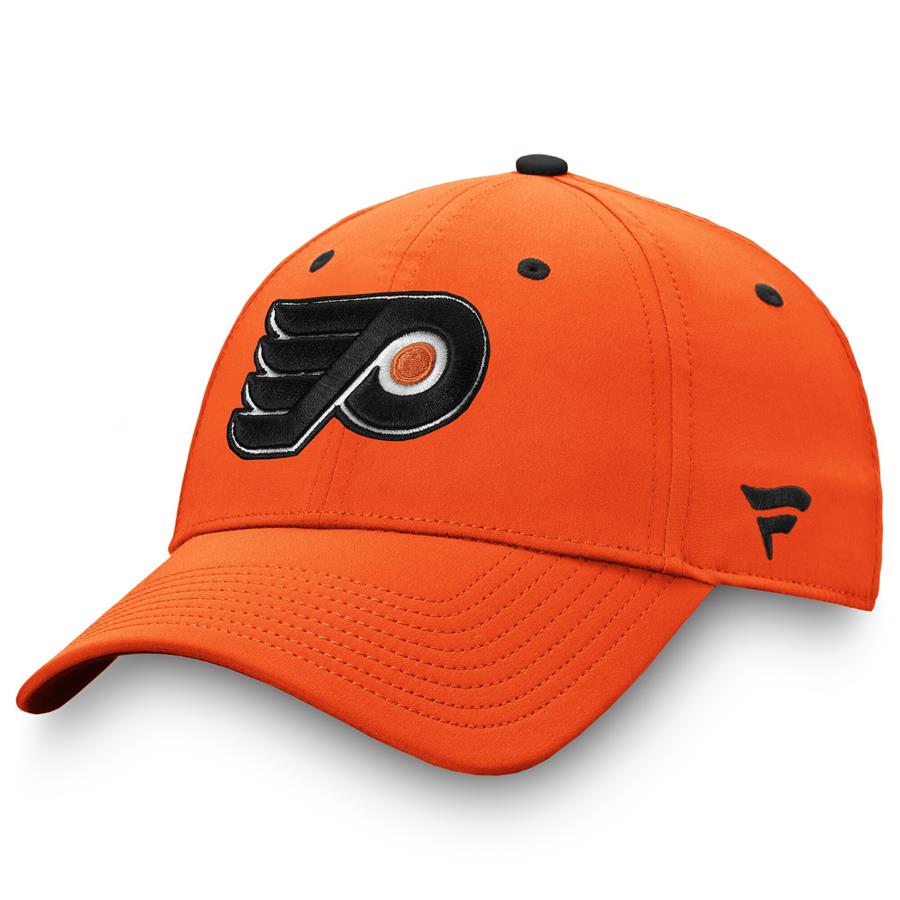 Philadelphia Flyers Fanatics Branded Authentic Pro Locker Room Logo Adjustable Hat - Orange