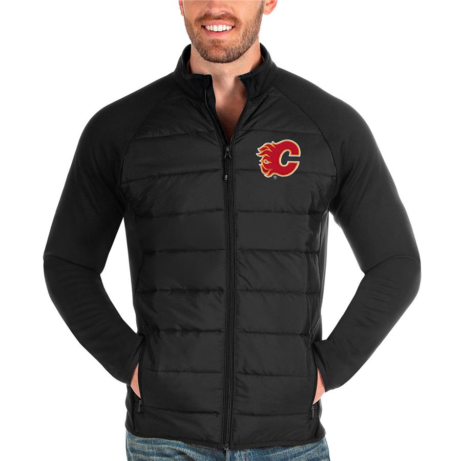 Calgary Flames Antigua Altitude Full-Zip Jacket - Black