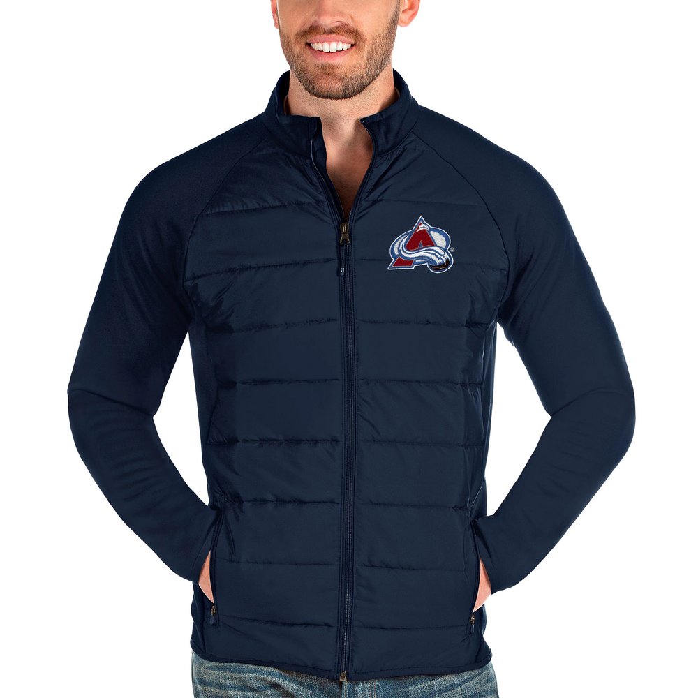 Colorado Avalanche Antigua Altitude Full-Zip Jacket - Navy