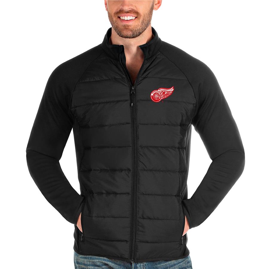 Detroit Red Wings Antigua Altitude Full-Zip Jacket - Black