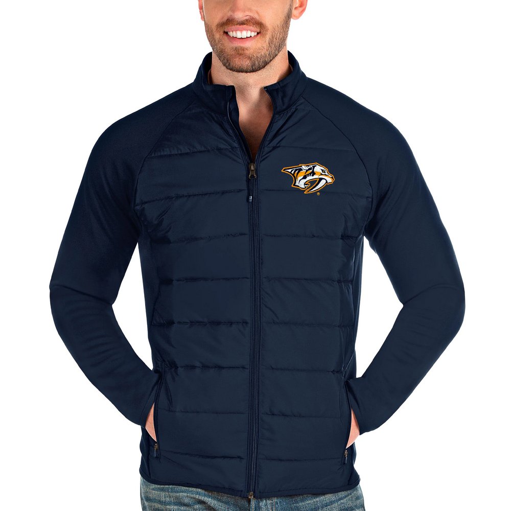 Nashville Predators Antigua Altitude Full-Zip Jacket - Navy
