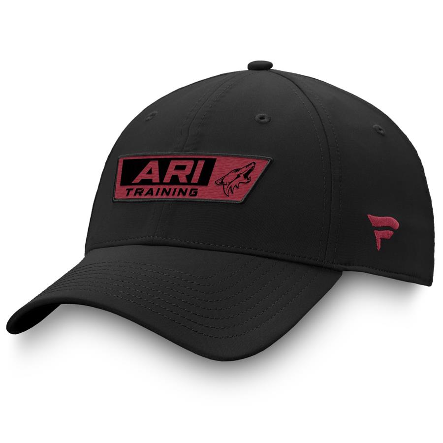Arizona Coyotes Fanatics Branded Authentic Pro Training Camp Practice Flex Hat - Black