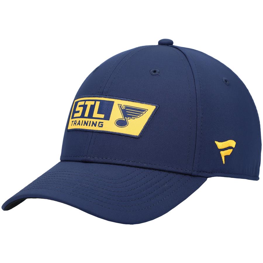 St. Louis Blues Fanatics Branded Authentic Pro Training Camp Practice Flex Hat - Royal