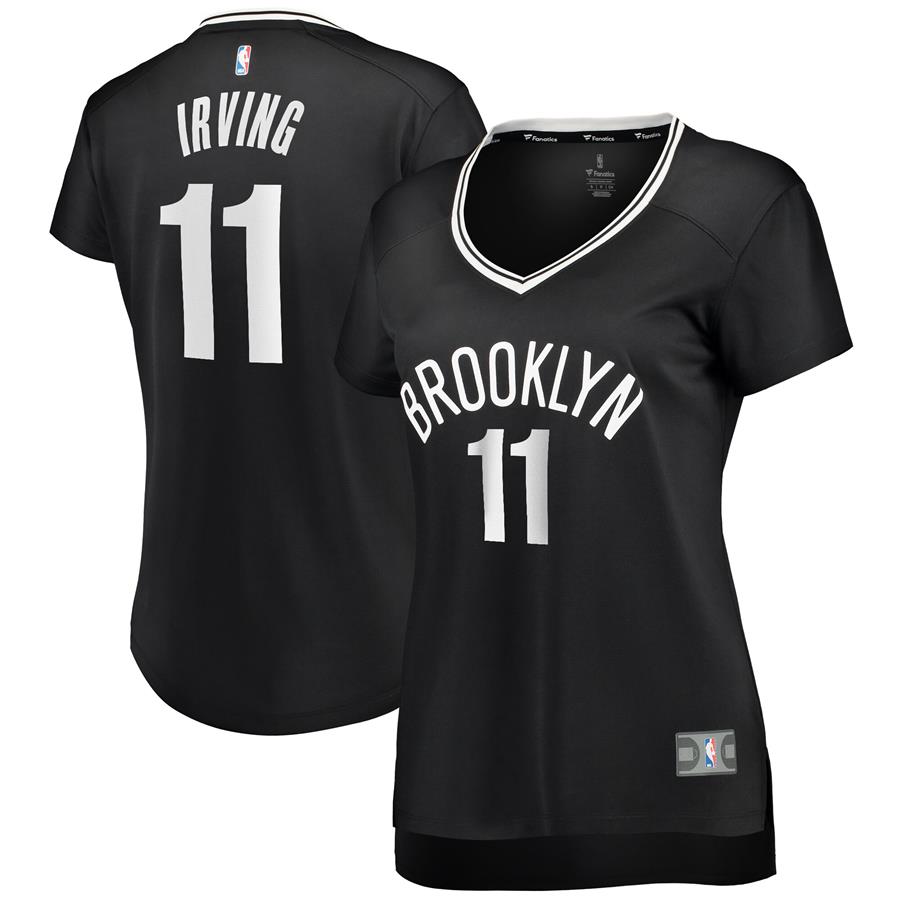 Kyrie Irving Brooklyn Nets Fanatics Branded Women's Fast Break Player Jersey - Icon Edition - Black