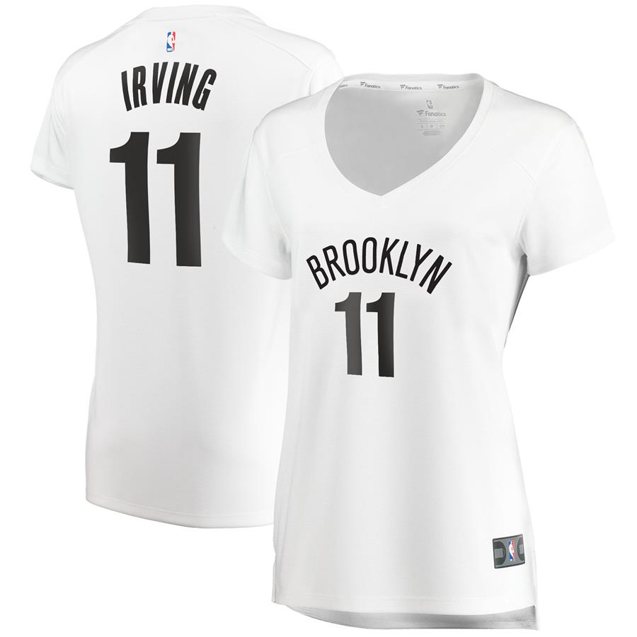 Kyrie Irving Brooklyn Nets Fanatics Branded Women's Fast Break Player Jersey - Association Edition - White