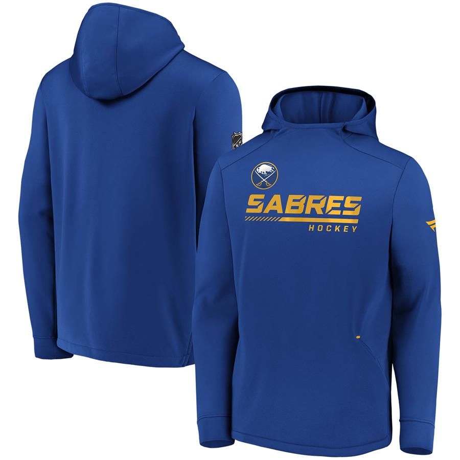 Buffalo Sabres Fanatics Branded Authentic Pro Locker Room Pullover Hoodie - Royal