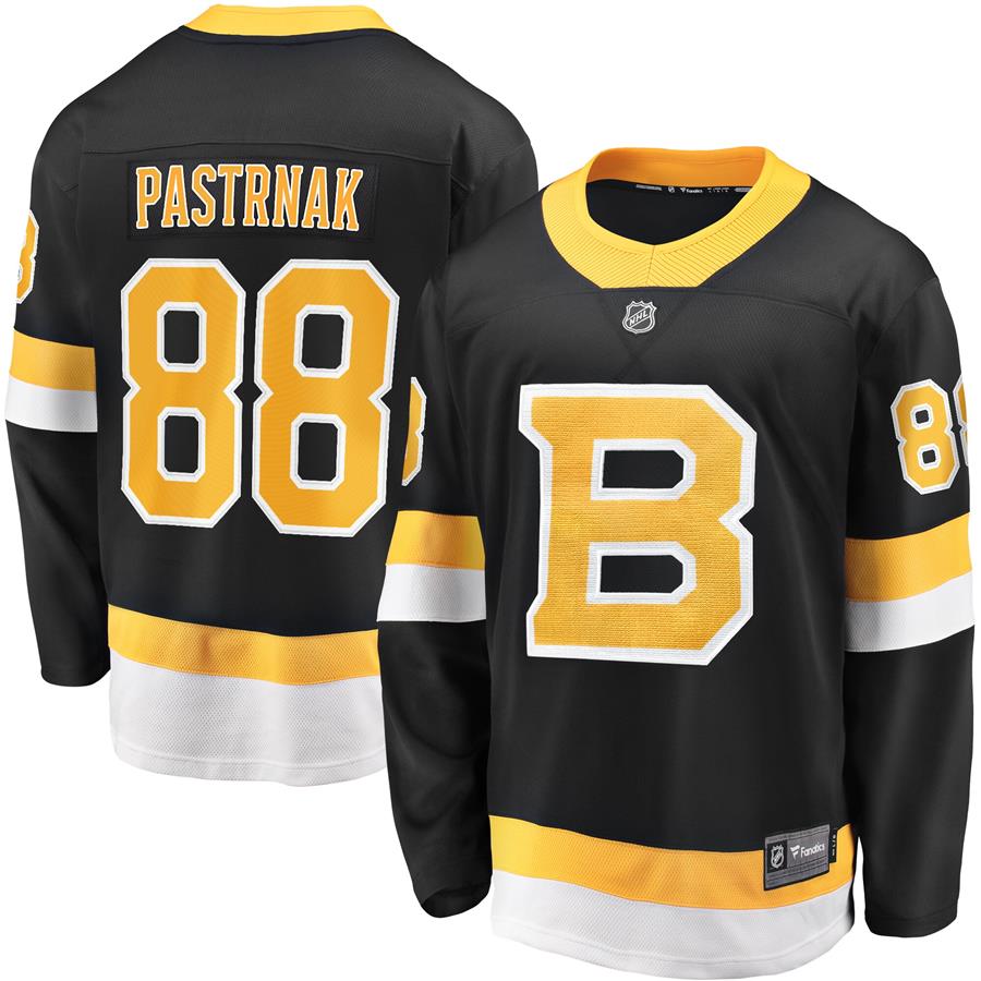 David Pastrnak Boston Bruins Fanatics Branded Alternate Premier Breakaway Player Jersey - Black