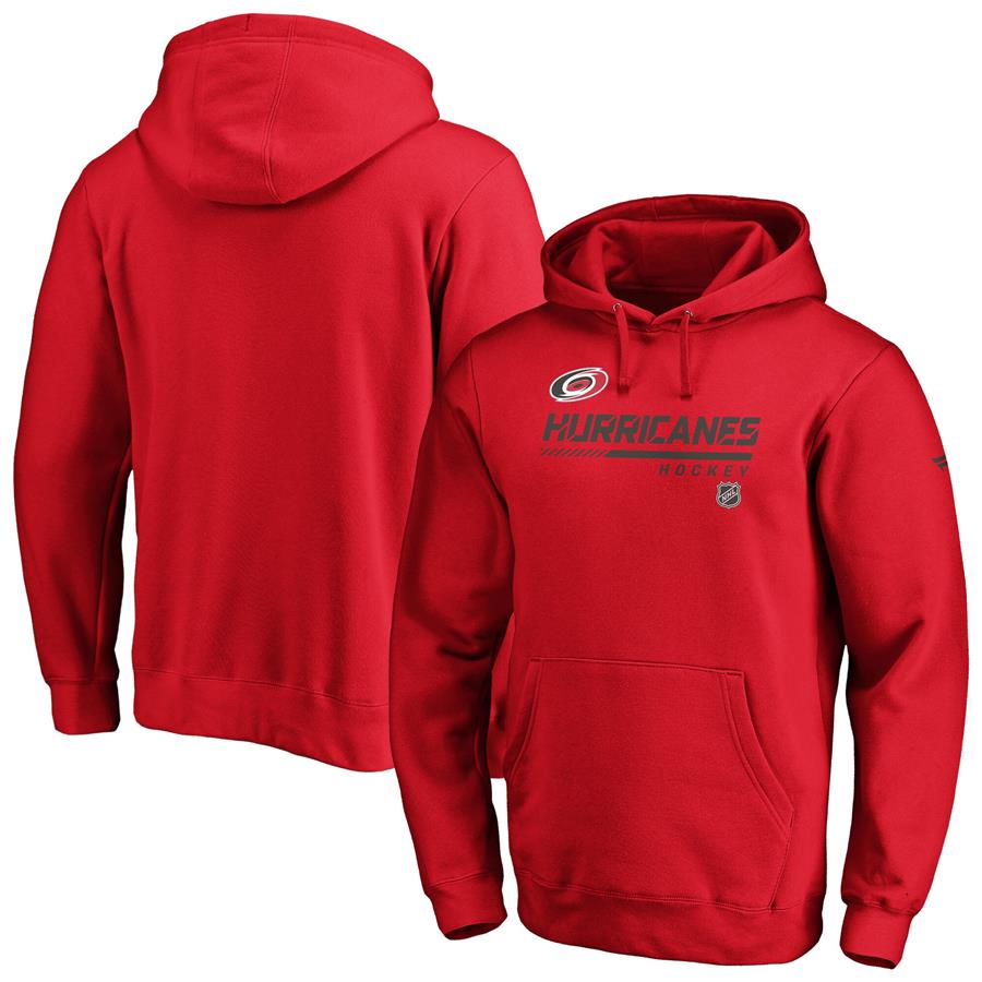 Carolina Hurricanes Fanatics Branded Authentic Pro Core Collection Prime Pullover Hoodie - Red