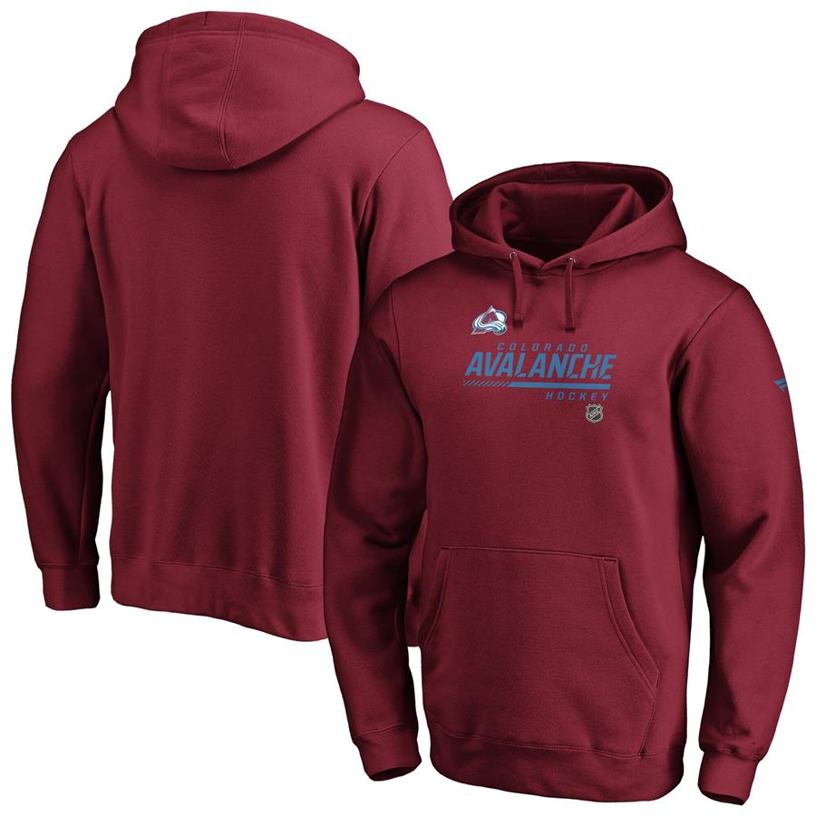 Colorado Avalanche Fanatics Branded Authentic Pro Core Collection Prime Pullover Hoodie - Burgundy