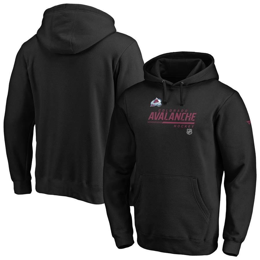 Colorado Avalanche Fanatics Branded Authentic Pro Core Collection Prime Pullover Hoodie - Black