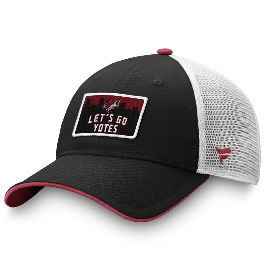 Arizona Coyotes Fanatics Branded Hometown Trucker Snapback Hat - Black