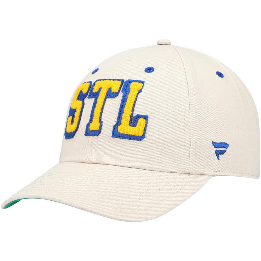 St. Louis Blues Fanatics Branded True Classics Adjustable Hat - Natural