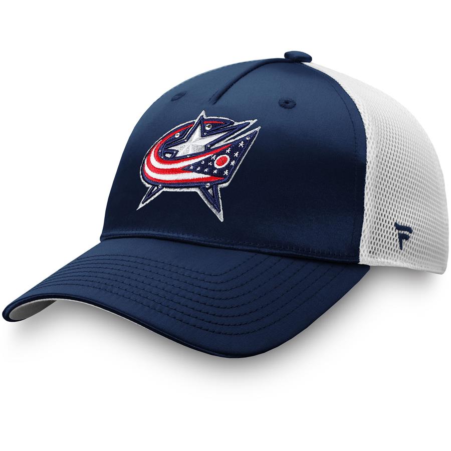 Columbus Blue Jackets Fanatics Branded Women's Exclusive Trucker Snapback Hat - Navy