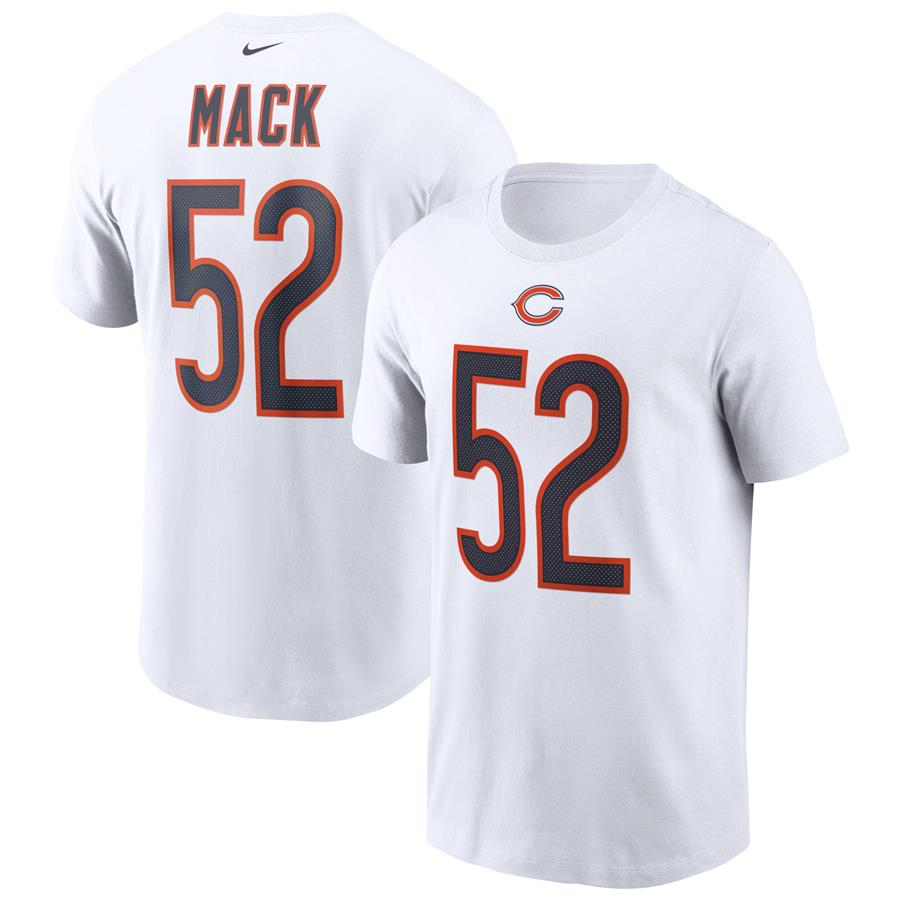 Khalil Mack Chicago Bears Nike Name & Number T-Shirt - White