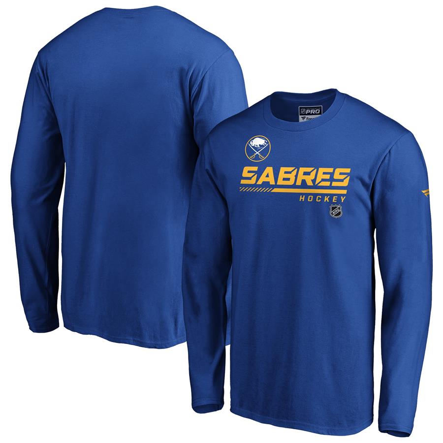 Buffalo Sabres Fanatics Branded Authentic Pro Core Collection Prime Long Sleeve T-Shirt - Royal