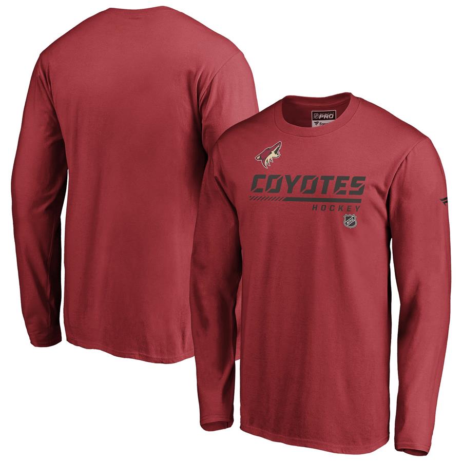Arizona Coyotes Fanatics Branded Authentic Pro Core Collection Prime Long Sleeve T-Shirt - Garnet