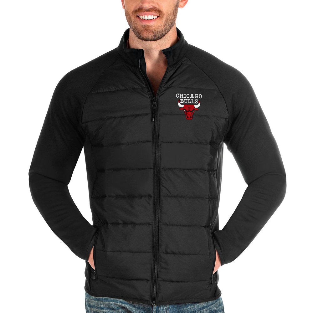 Chicago Bulls Antigua Altitude Full-Zip Jacket - Black