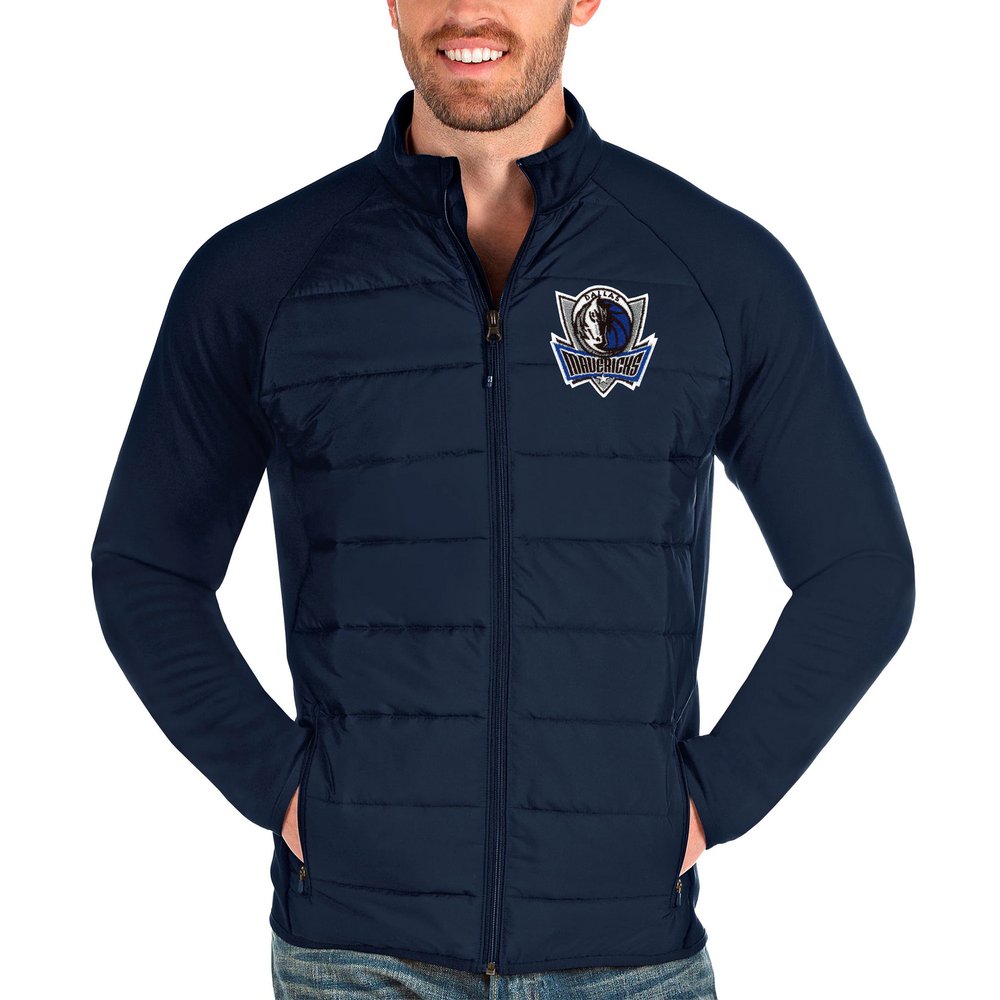 Dallas Mavericks Antigua Altitude Full-Zip Jacket - Navy