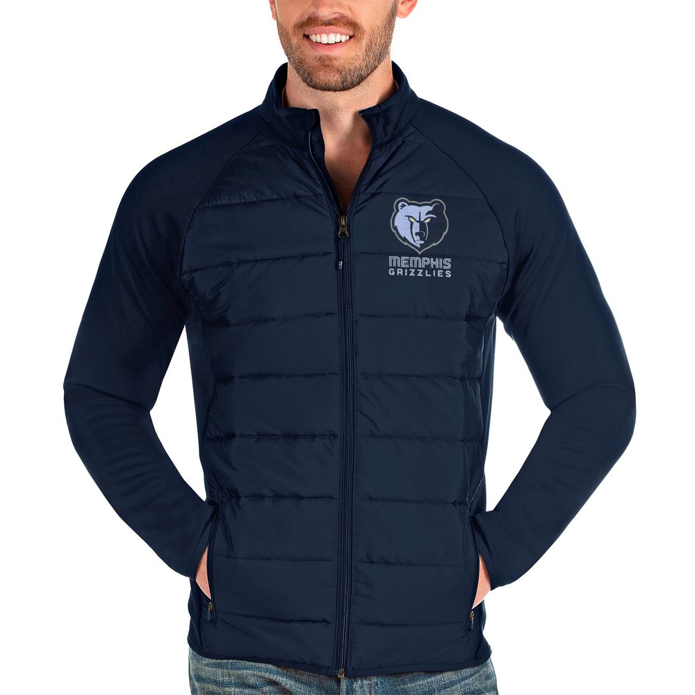 Memphis Grizzlies Antigua Altitude Full-Zip Jacket - Navy